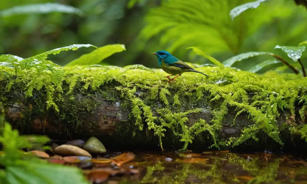 Selva tropical vibrante y llena de vida