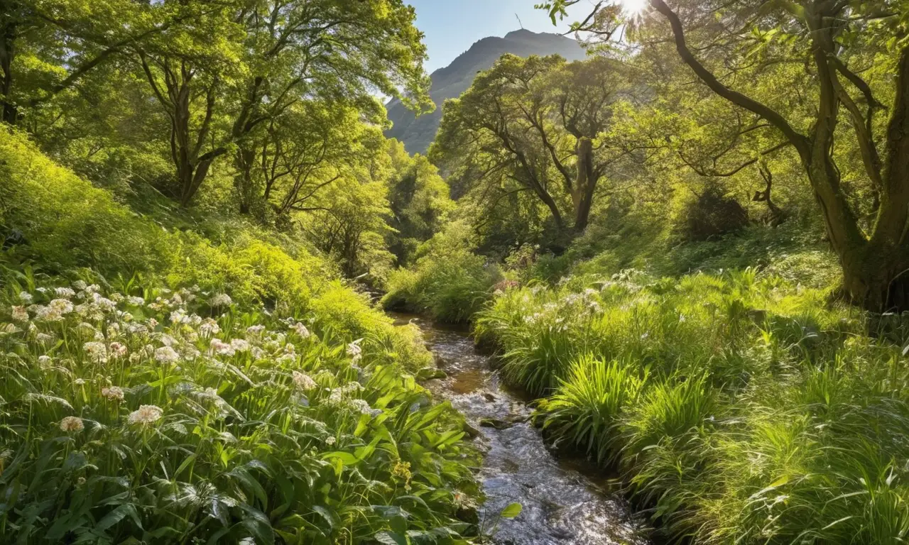 Un paisaje vibrante y biodiverso en armonía