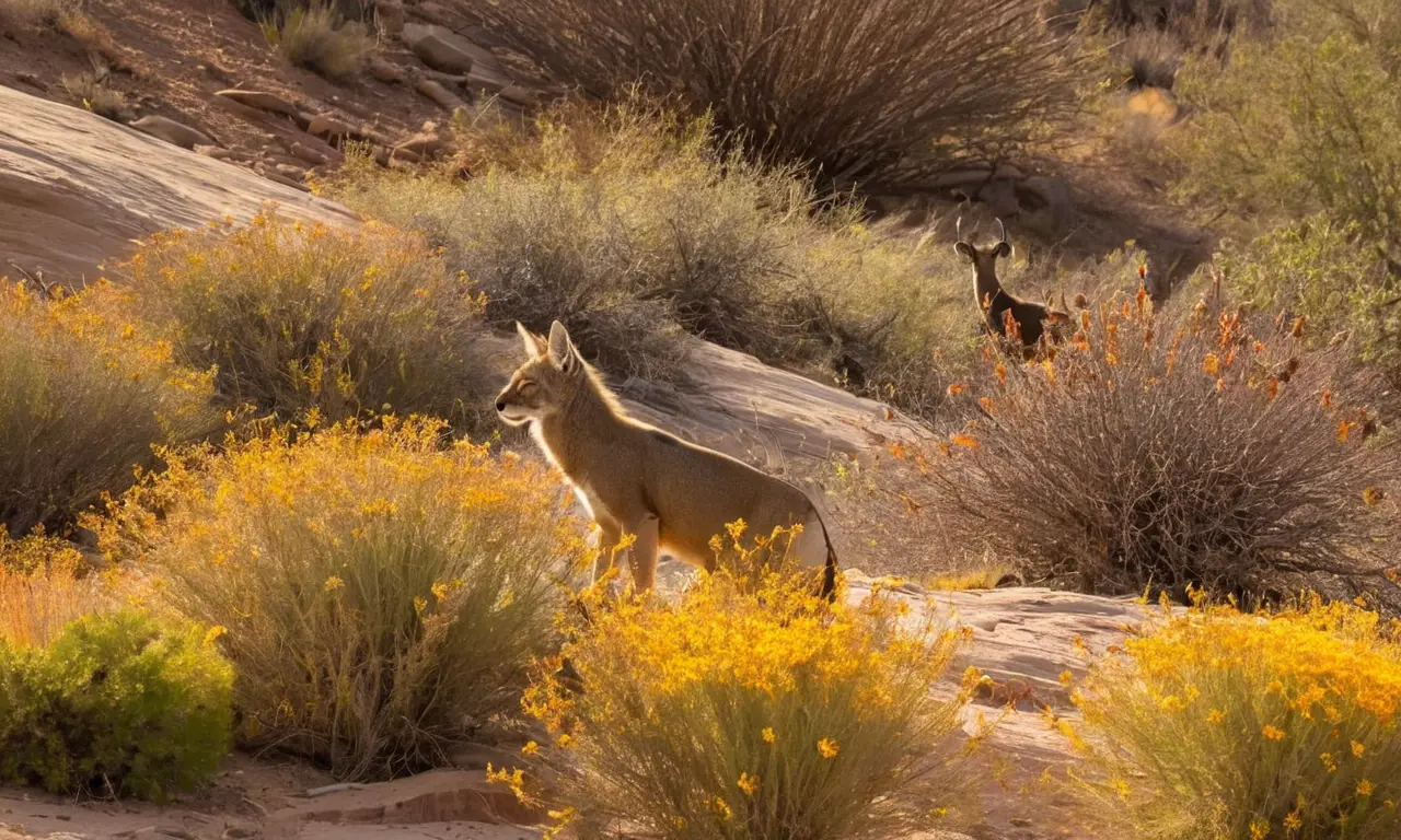 Desierto vibrante, vida interconectada y armoniosa