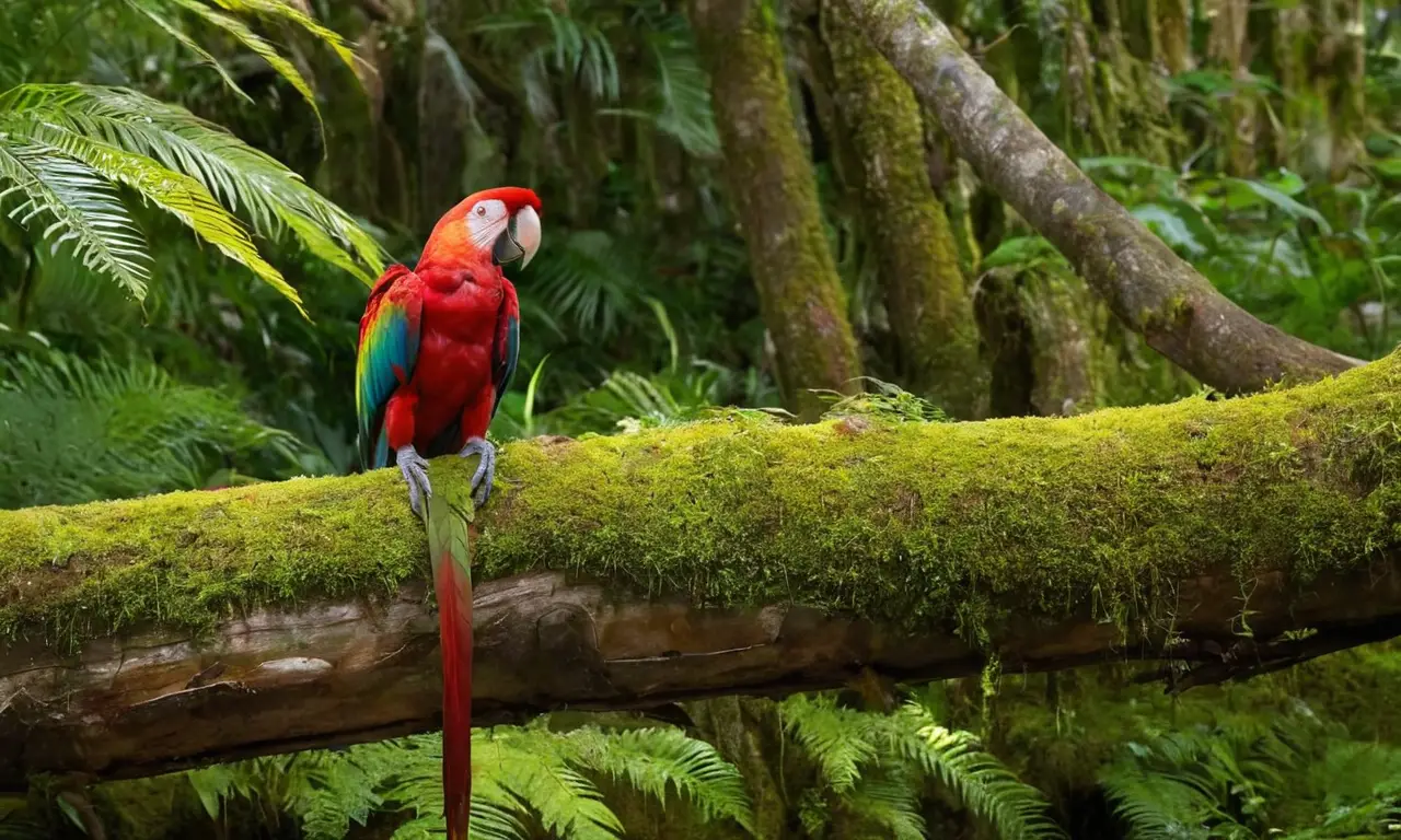 Selva tropical vibrante llena de vida