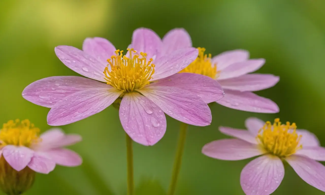 Flor vibrante con pétalos y sombras bellas