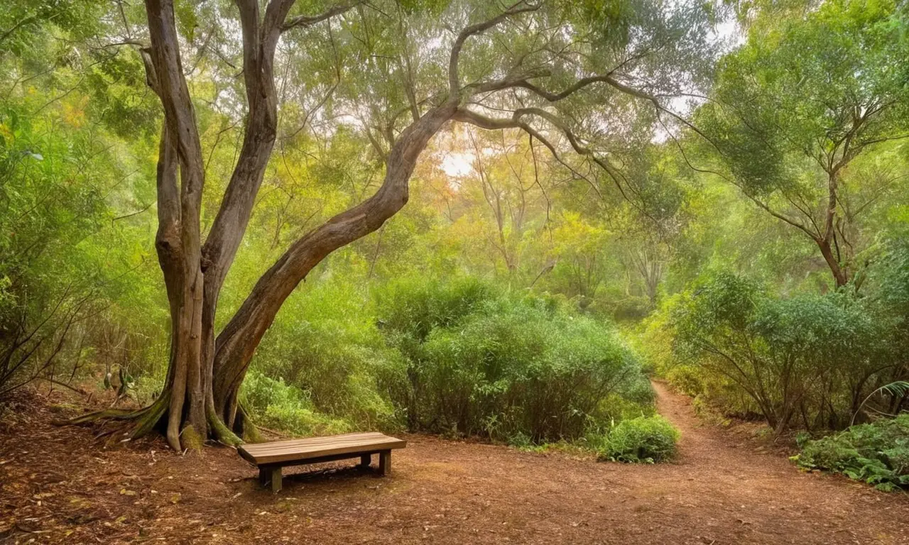 Un hermoso paisaje natural y sereno