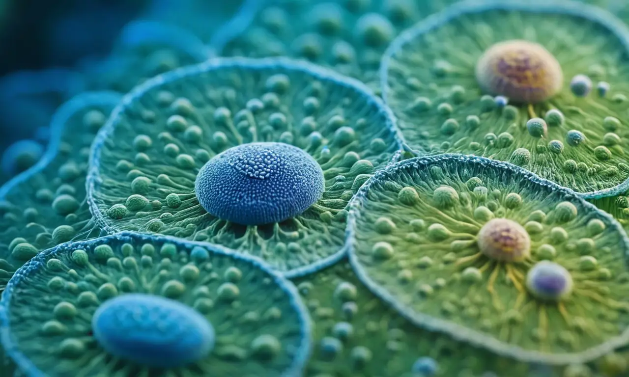 Microscopio revela detalladas células eucariotas