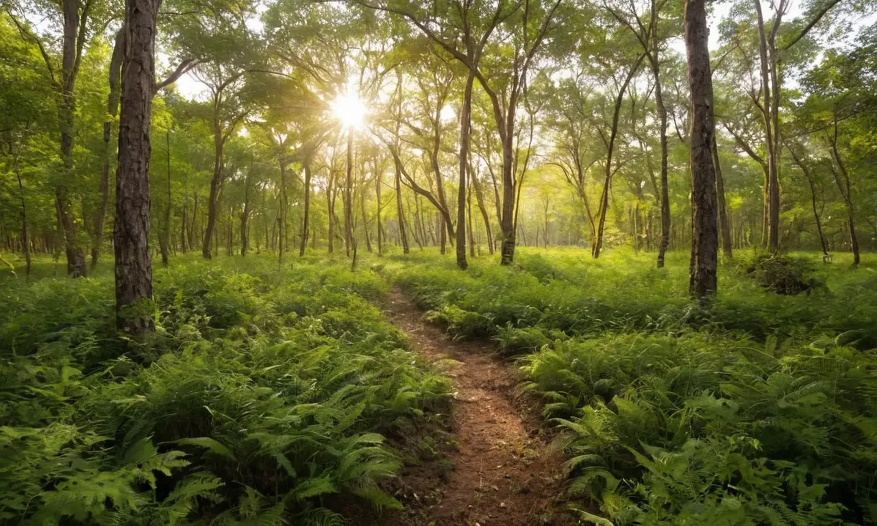 Naturaleza hermosa amenazada por la humanidad
