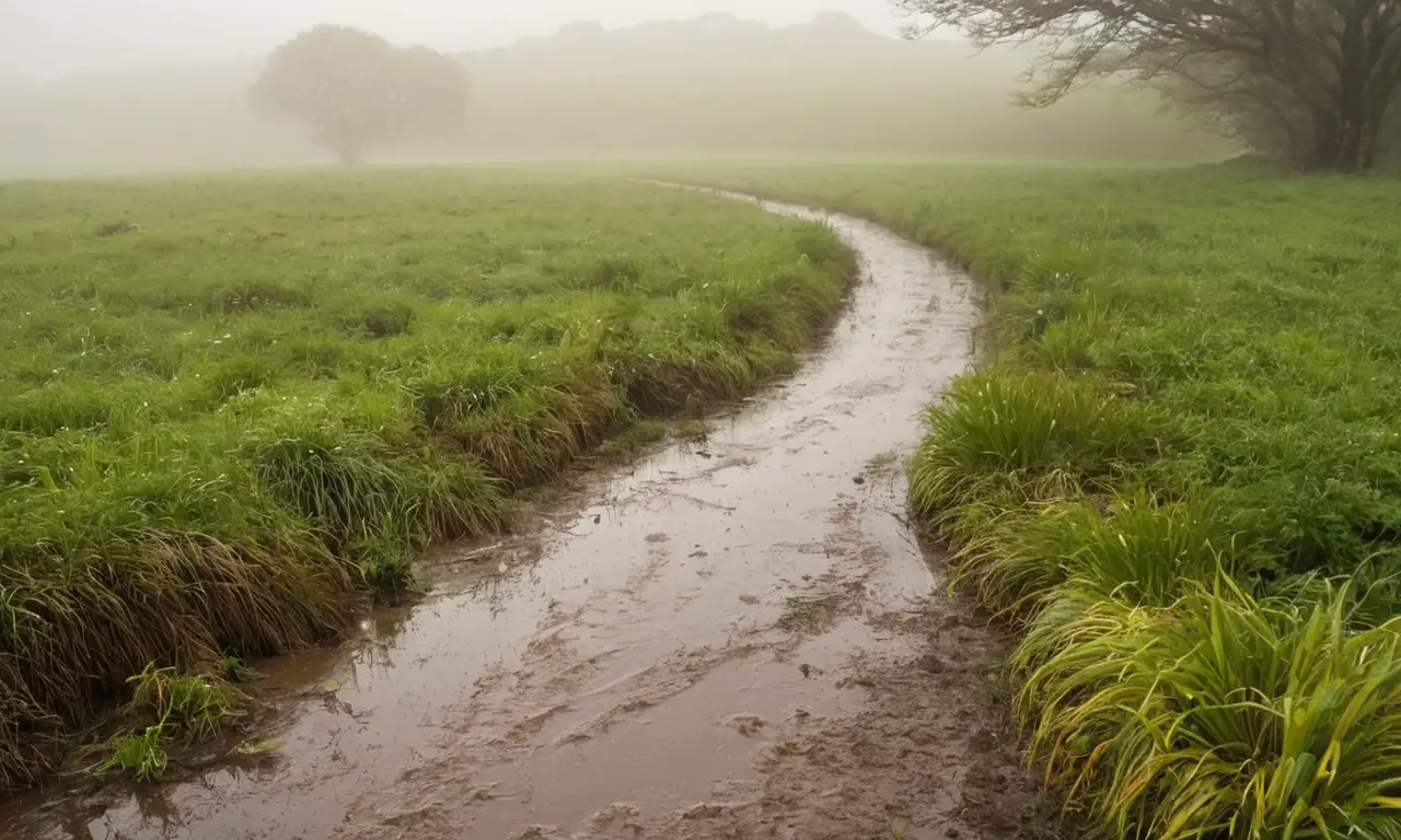 Lluvia, sombras y frescura en el paisaje