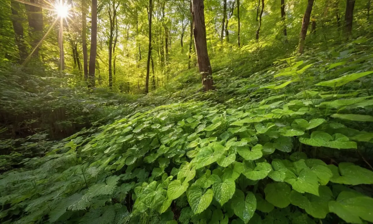 Ecosistema vibrante y armonioso en la naturaleza