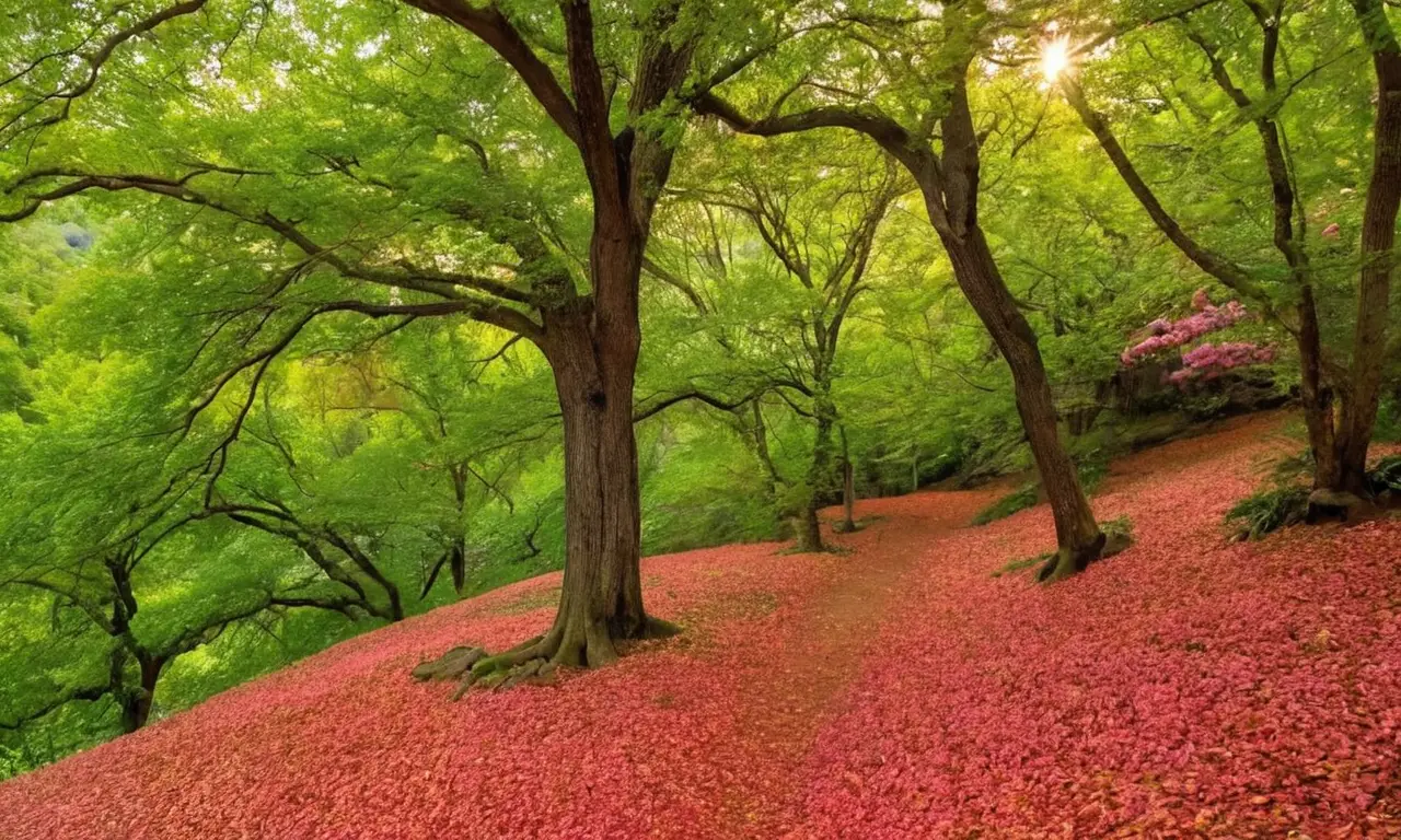 Un vibrante paisaje natural lleno de vida