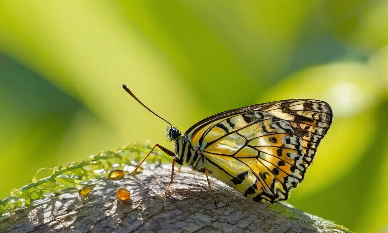 Naturaleza vibrante de crecimiento y transformación