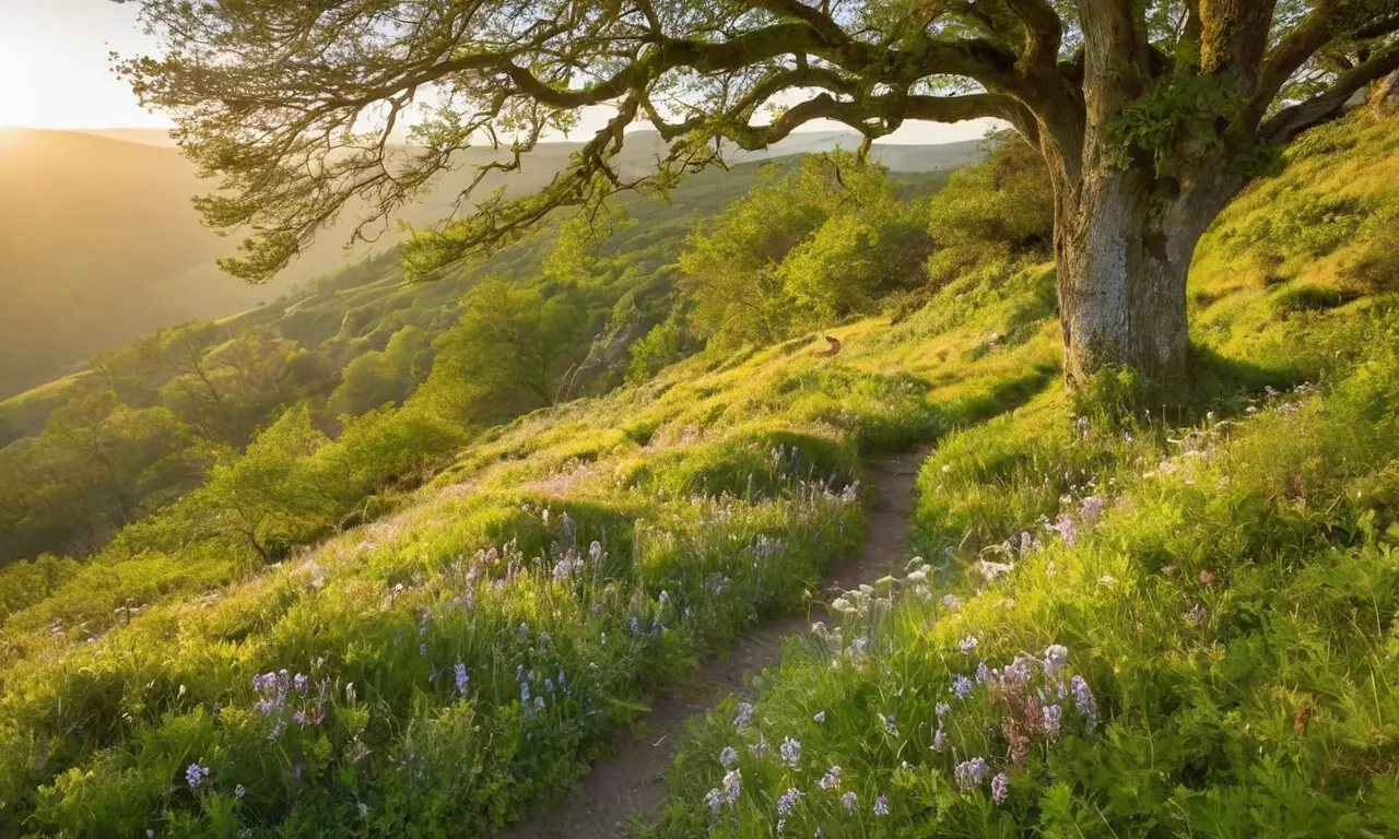Un paisaje vibrante y lleno de vida