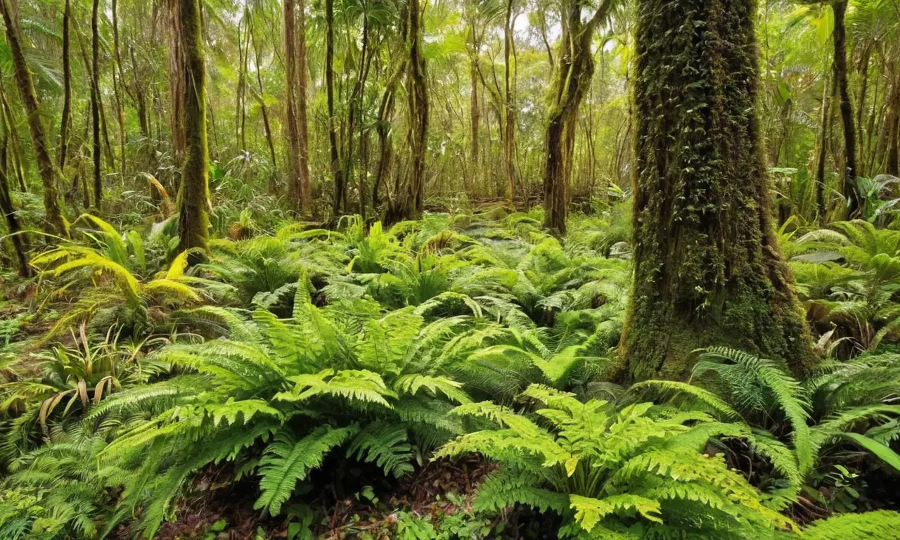 Selva tropical vibrante y llena de vida