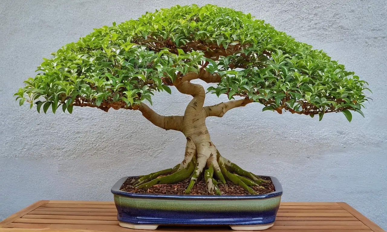 Bonsái Ficus benjamina en armonía y belleza