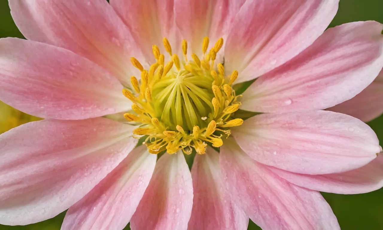 Flor vibrante con detalles botánicos exquisitos
