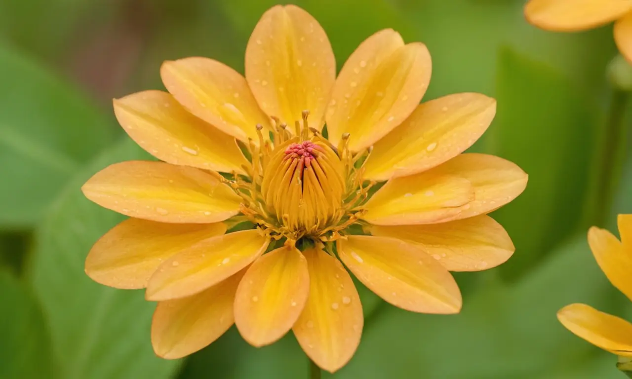 Una flor vibrante en plena floración