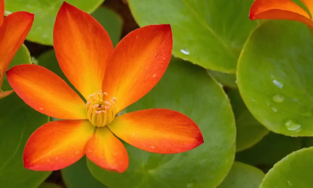 Un jardín sereno de vibrantes colores