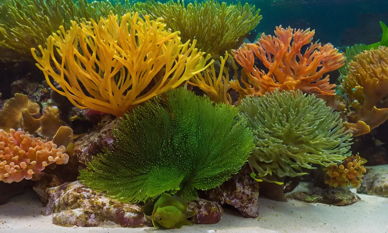 Ecosistema marino vibrante y lleno de vida