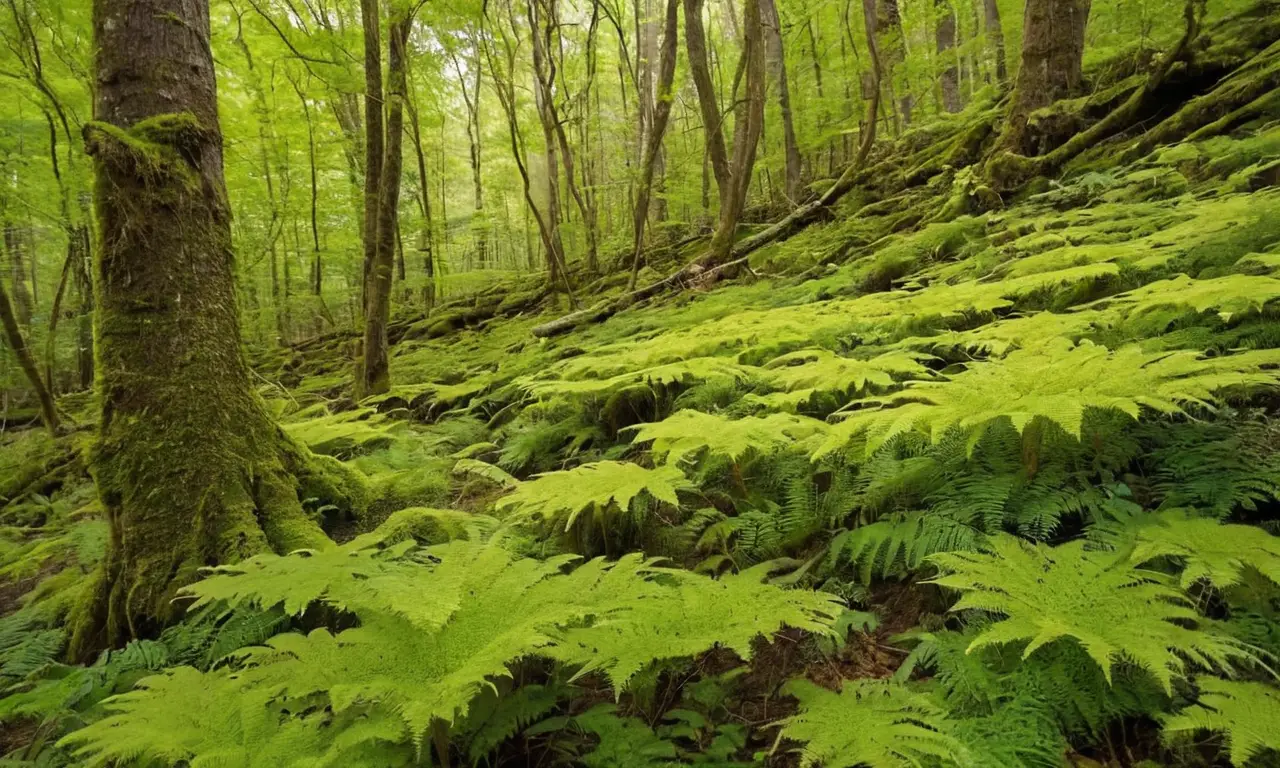 Naturaleza vibrante y serena con biodiversidad