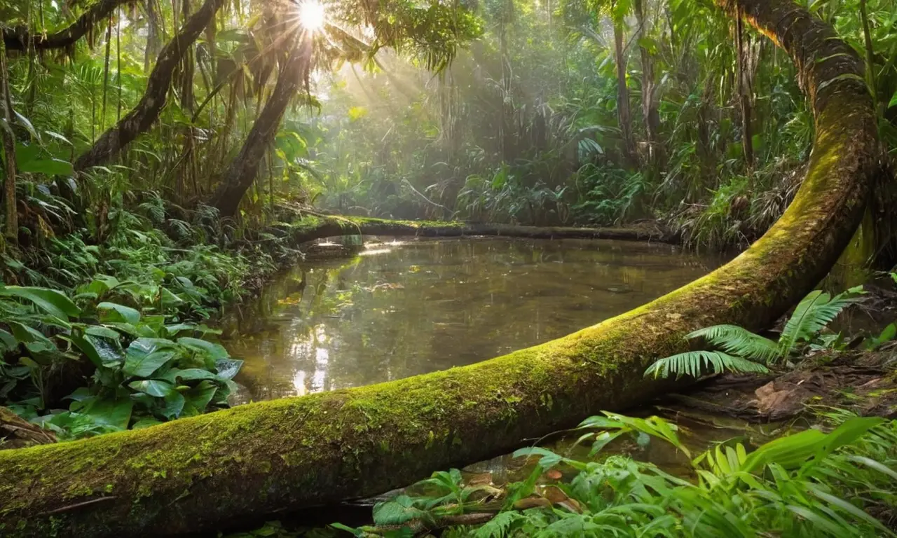 Ecosistema vibrante y diverso en la Amazonía