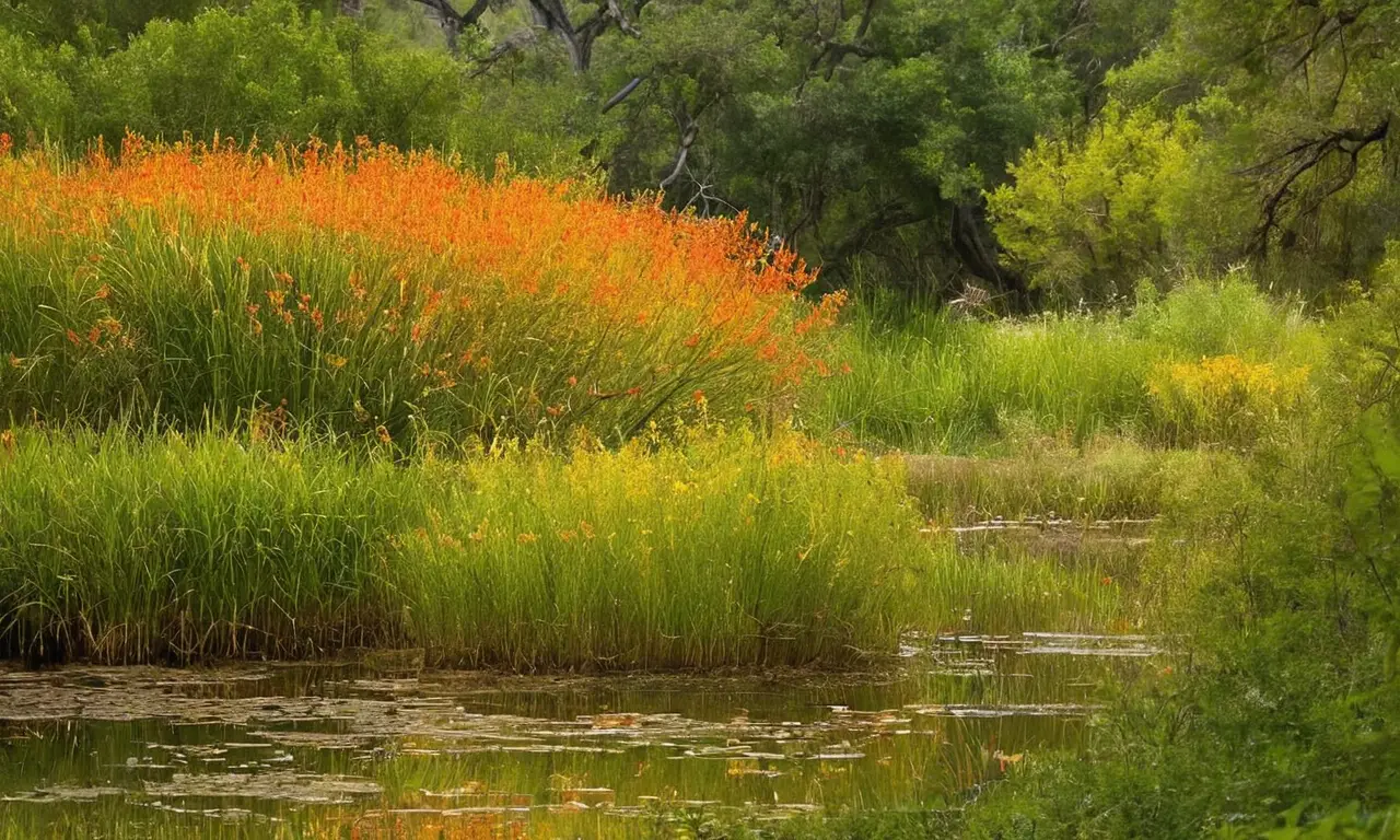 Naturaleza vibrante y tranquila en armonía