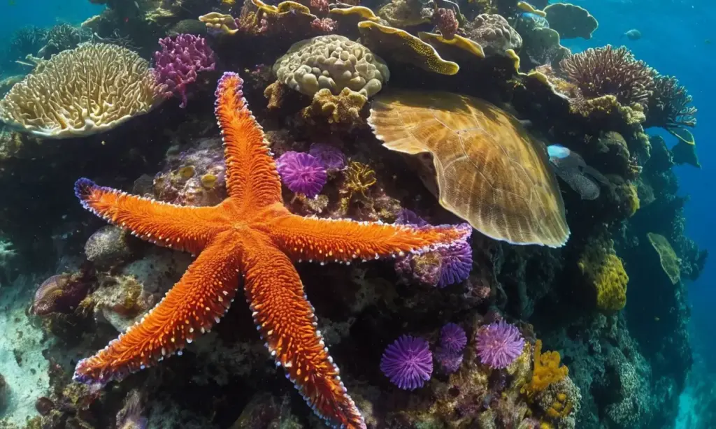Ecosistema marino vibrante y lleno de vida