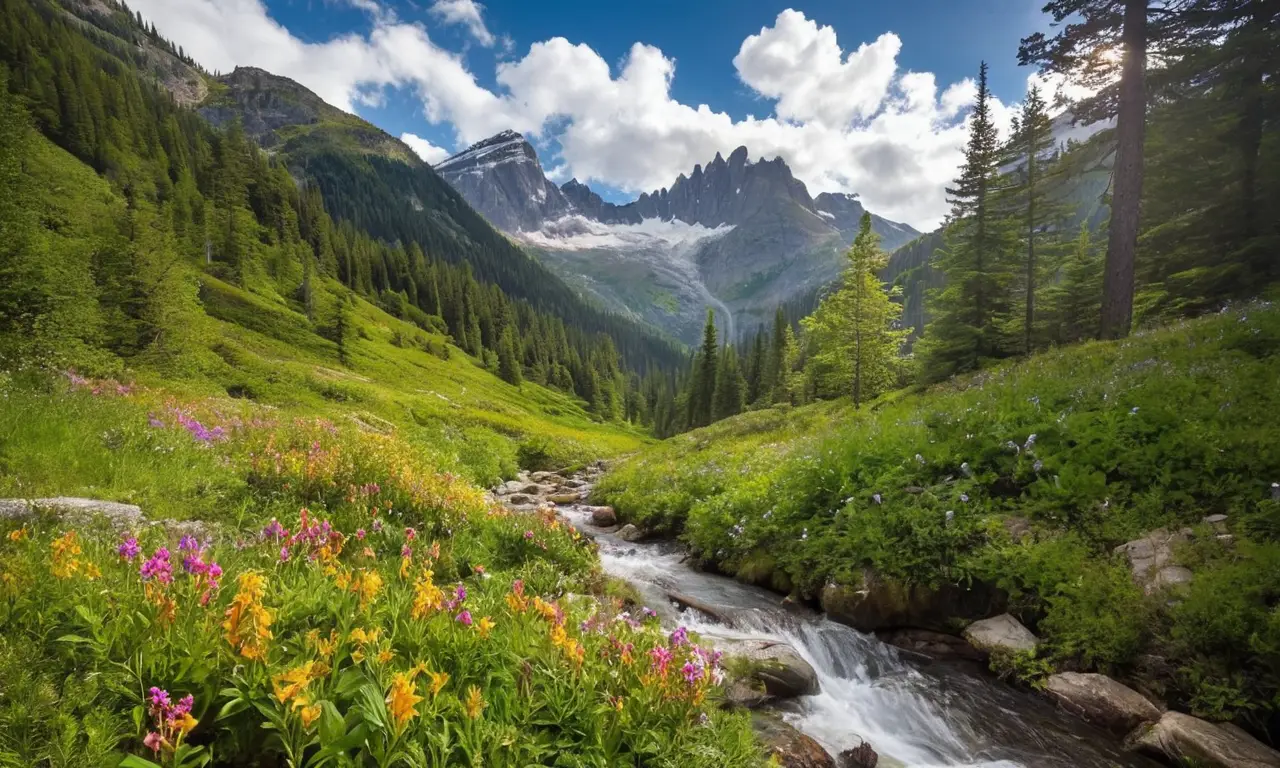 Naturaleza vibrante en armonía y diversidad