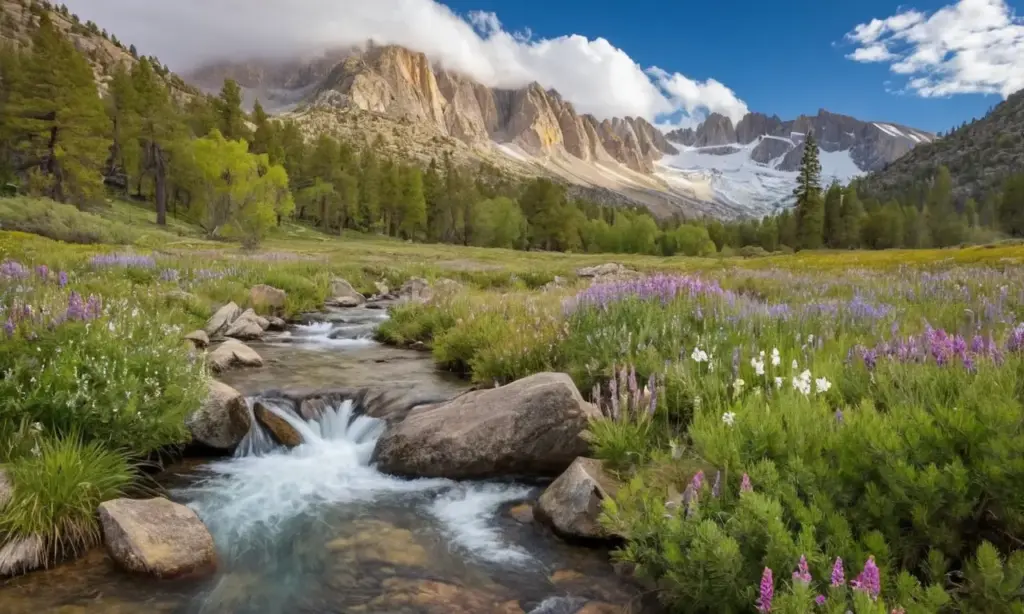 Belleza natural de Sierra Nevada en España