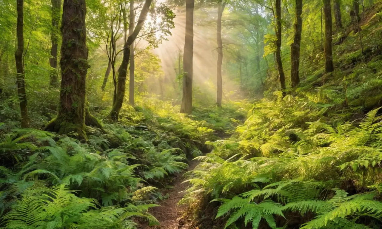 Bosque vibrante, vida y armonía natural