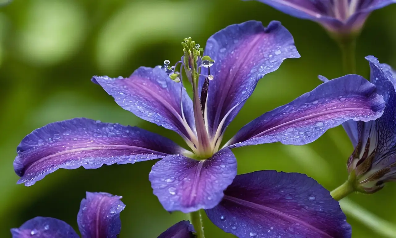 Flores vibrantes en un entorno tropical