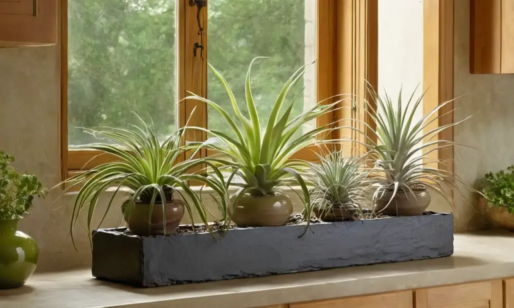 Plantas verdes crean un ambiente acogedor