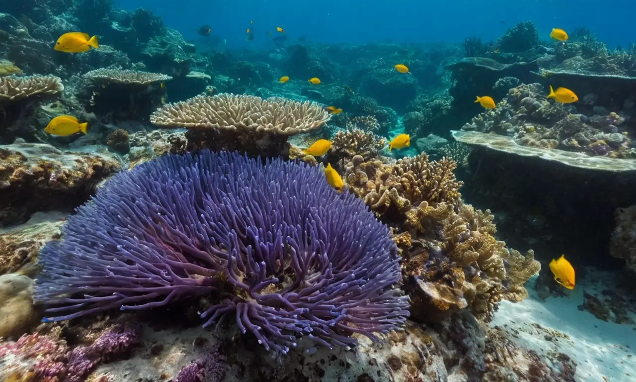 Ecosistema marino vibrante y lleno de vida
