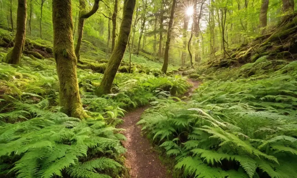 Un bosque vibrante que inspira conexión con la naturaleza