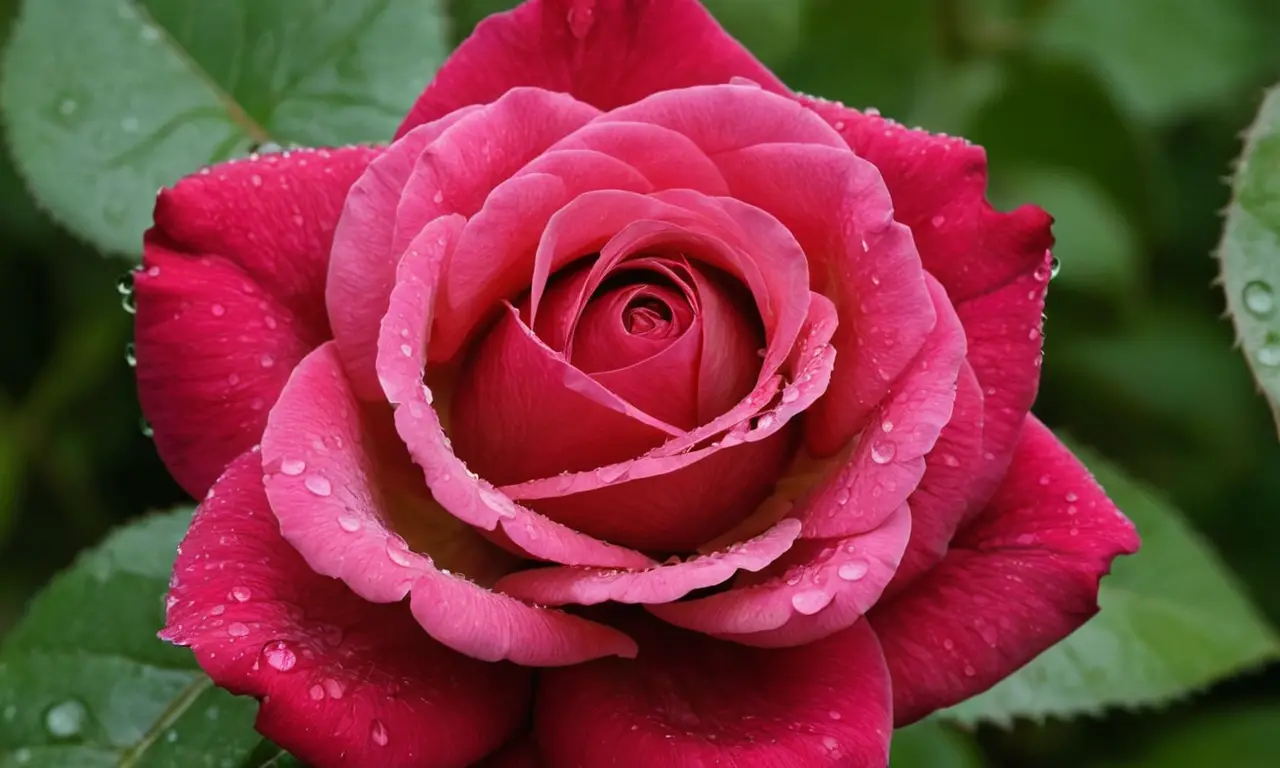 Rosa en flor con pétalos y luz suave