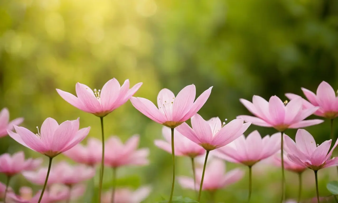 Flores de garambullo brillantes y vibrantes
