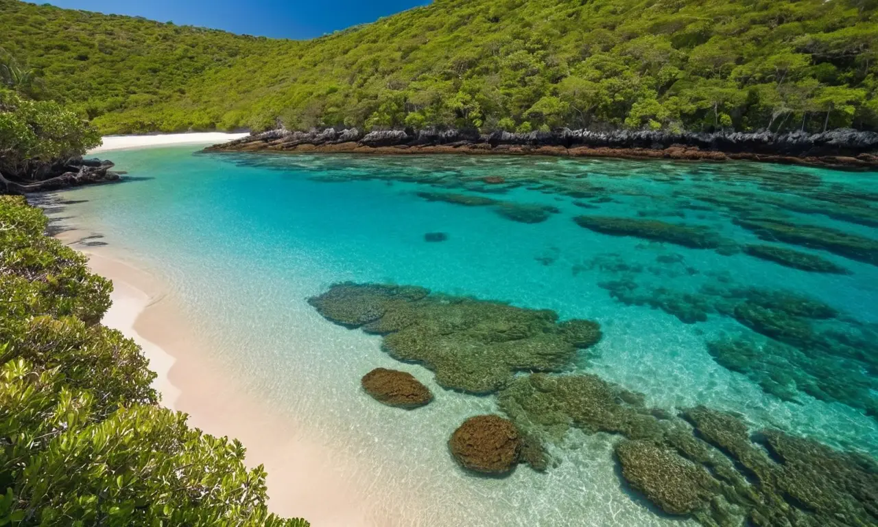 Aguas turquesas y vida marina vibrante