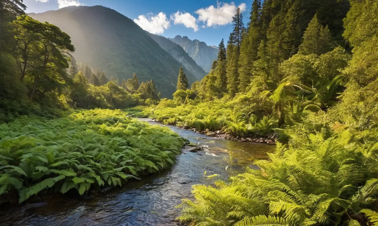 Belleza natural en un paisaje vibrante