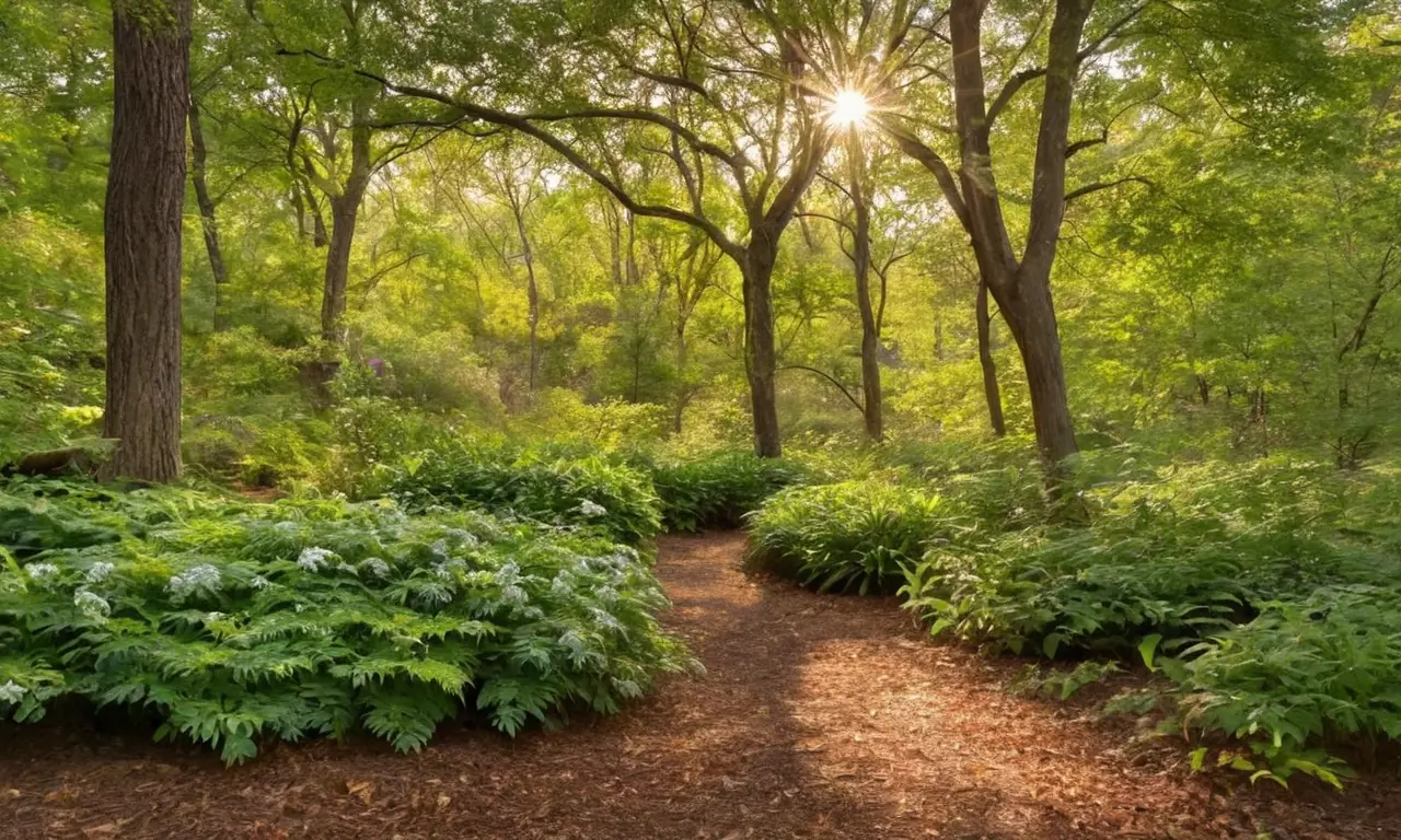 Naturaleza vibrante con luz y sombras