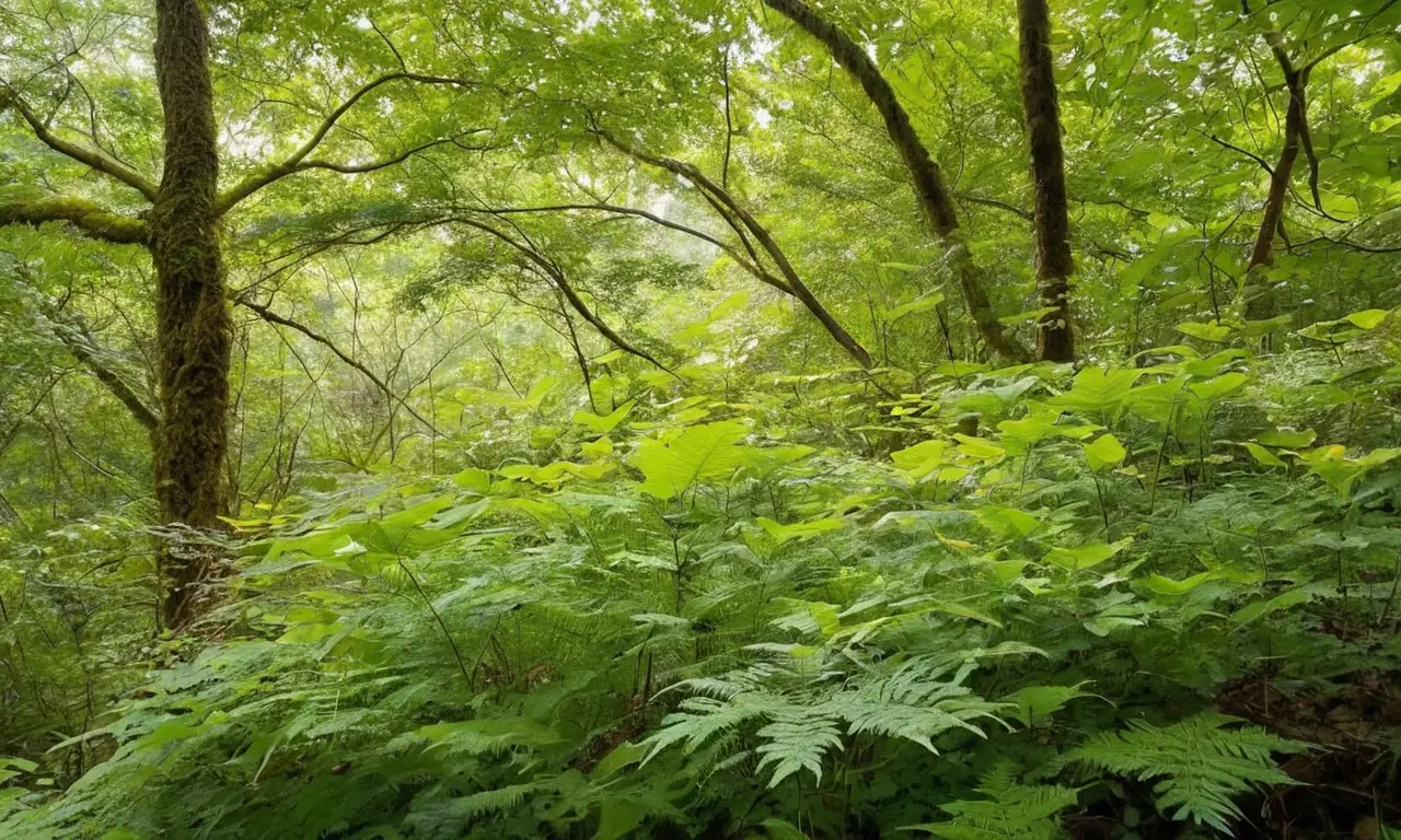 Naturaleza vibrante y armoniosa en equilibrio