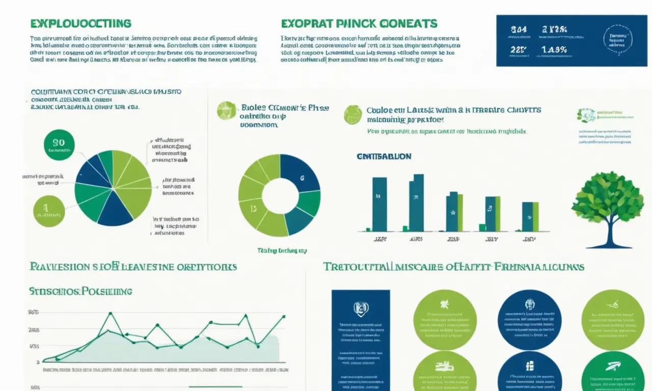 Infografía colorida y profesional sobre medio ambiente