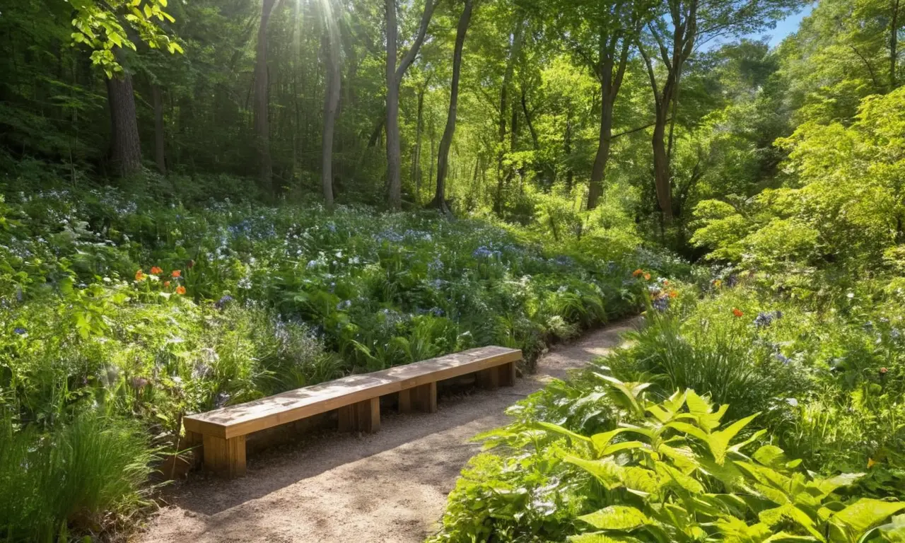 Naturaleza vibrante con tecnología armoniosa