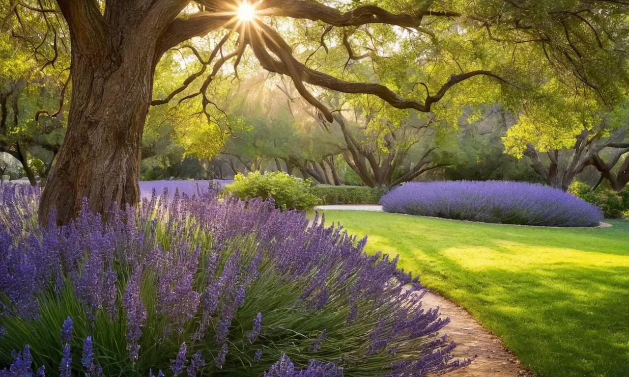 Jacaranda: belleza natural en luz dorada