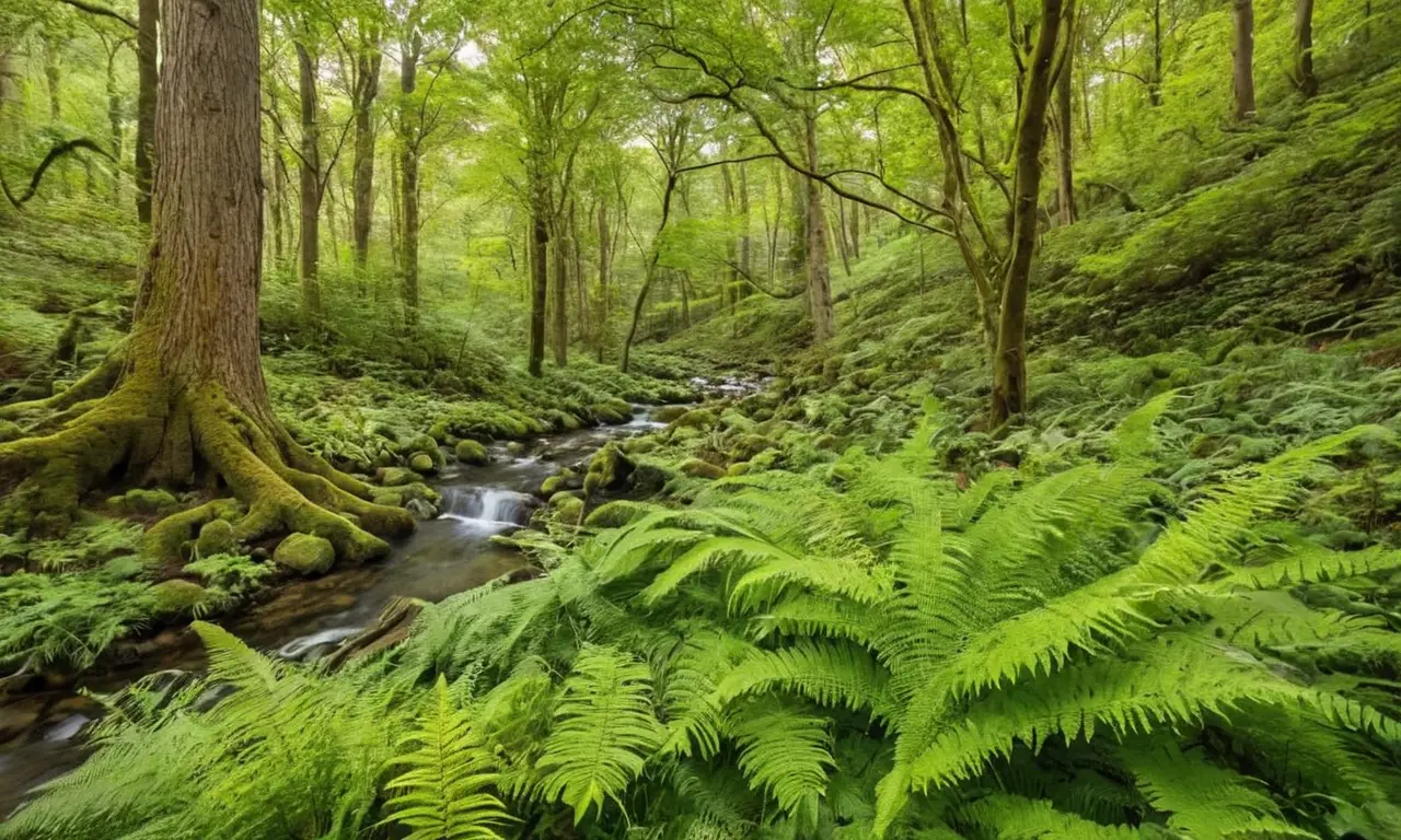 Bosque vibrante, vida y armonía natural