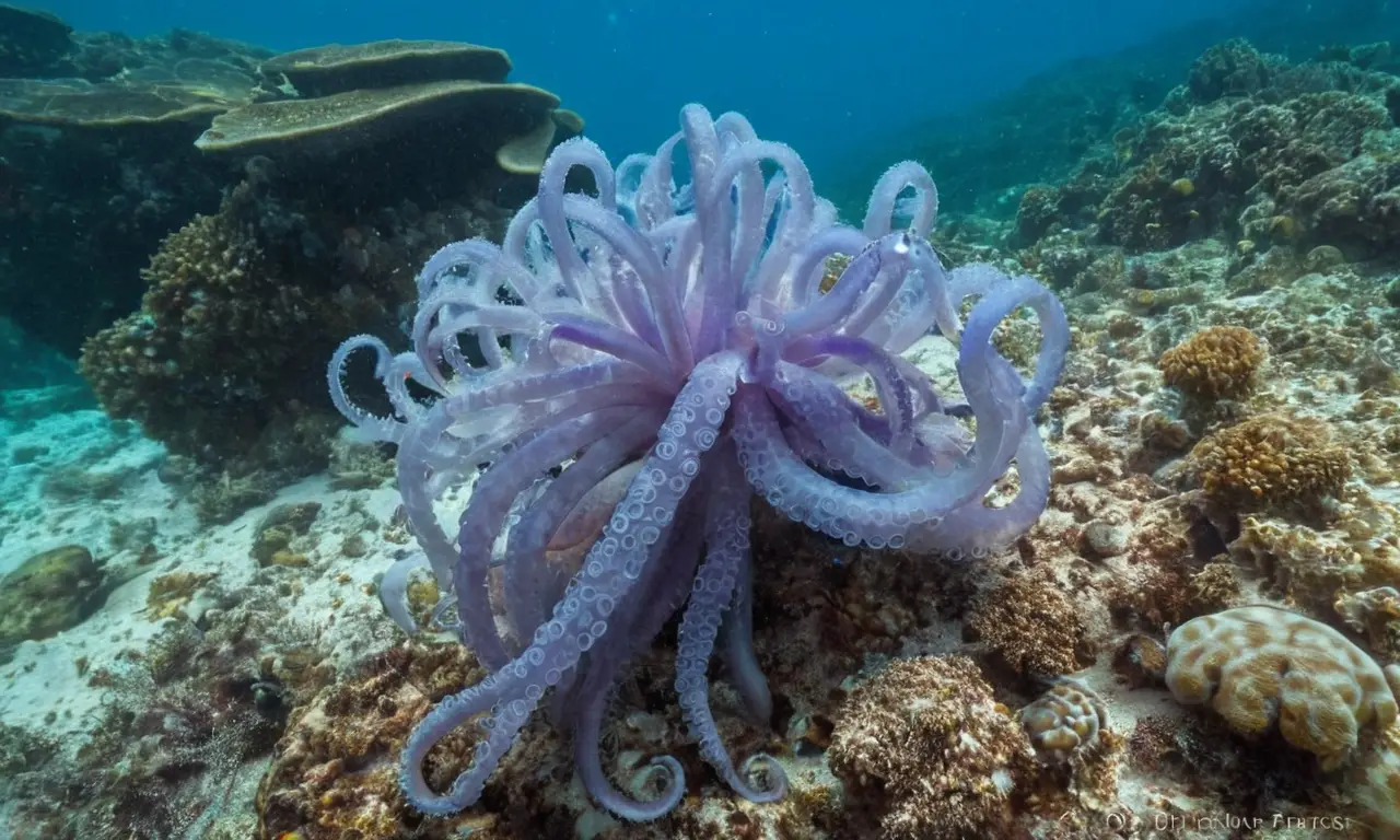 Medusas brillantes flotan en un mar cristalino