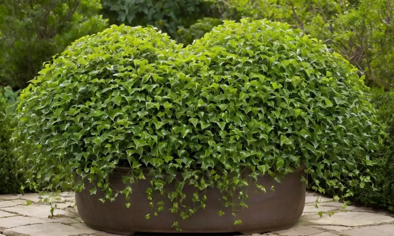 Planta vibrante con hojas brillantes y vida