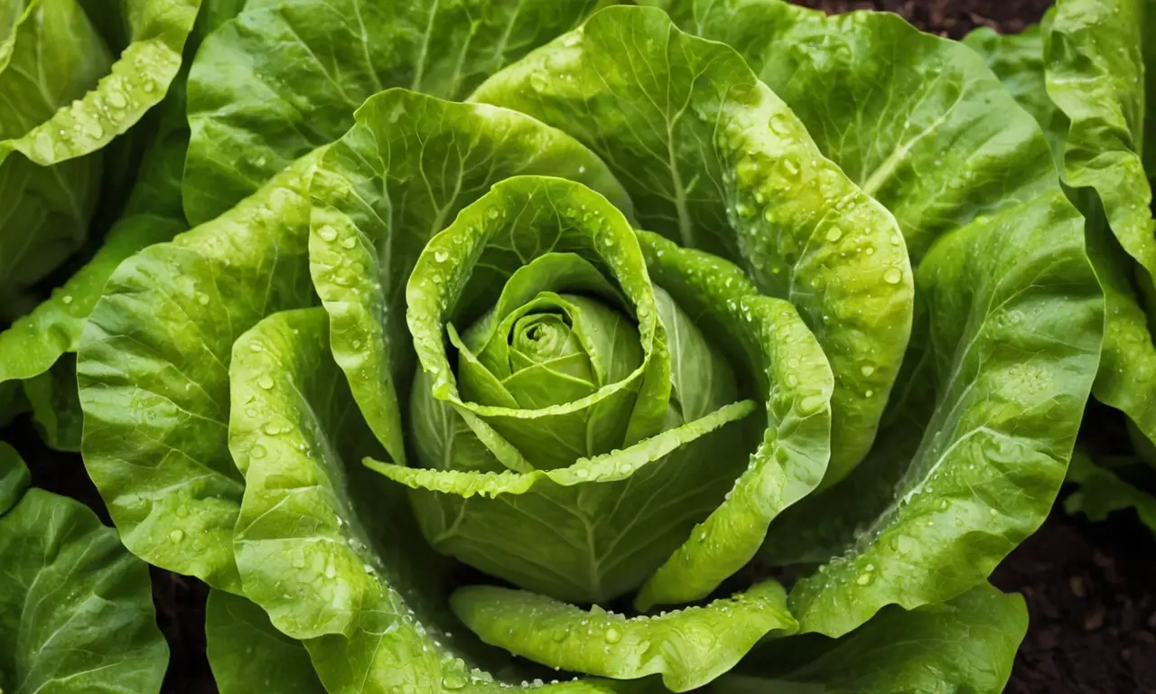 Lechuga fresca y crujiente en armonía