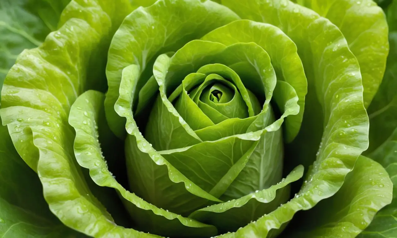 Lechuga francesa verde fresca y apetitosa