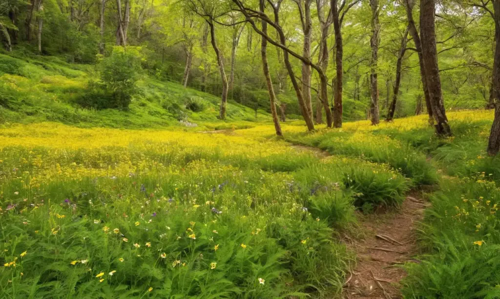Un paisaje natural sereno y vibrante