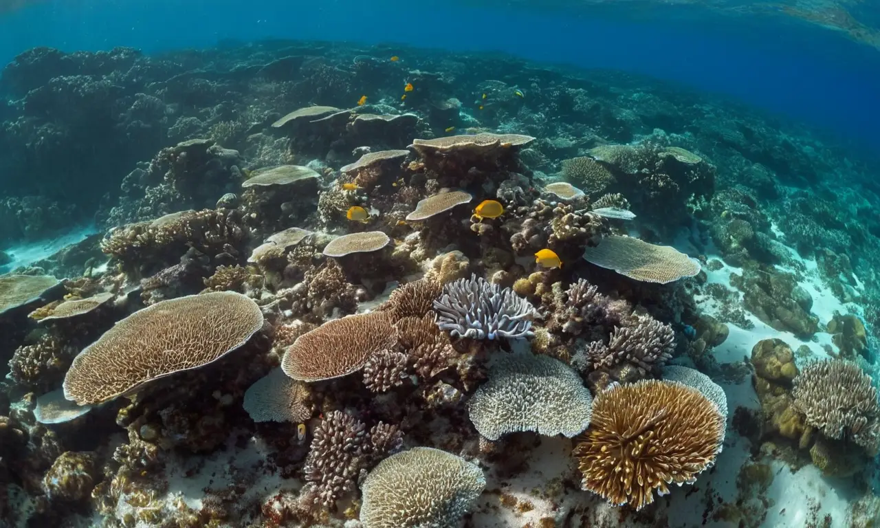 Vibrante ecosistema marino lleno de vida