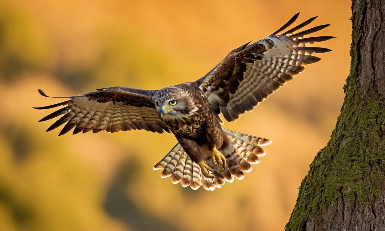 Aves majestuosas reflejan libertad y fuerza