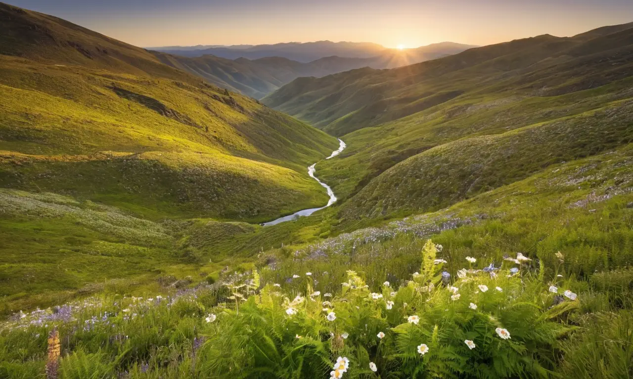 Paisaje de páramo pleno de biodiversidad
