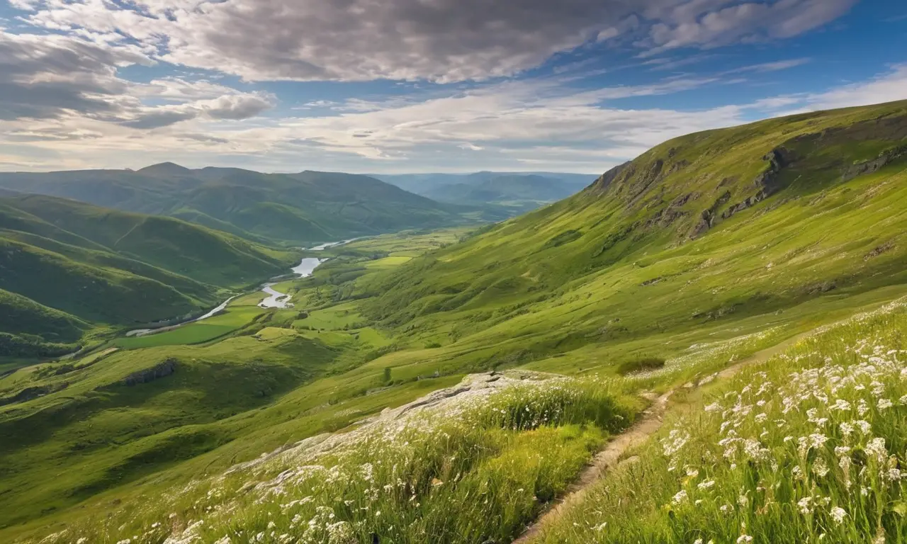 Naturaleza virgen con paisajes variados y hermosos