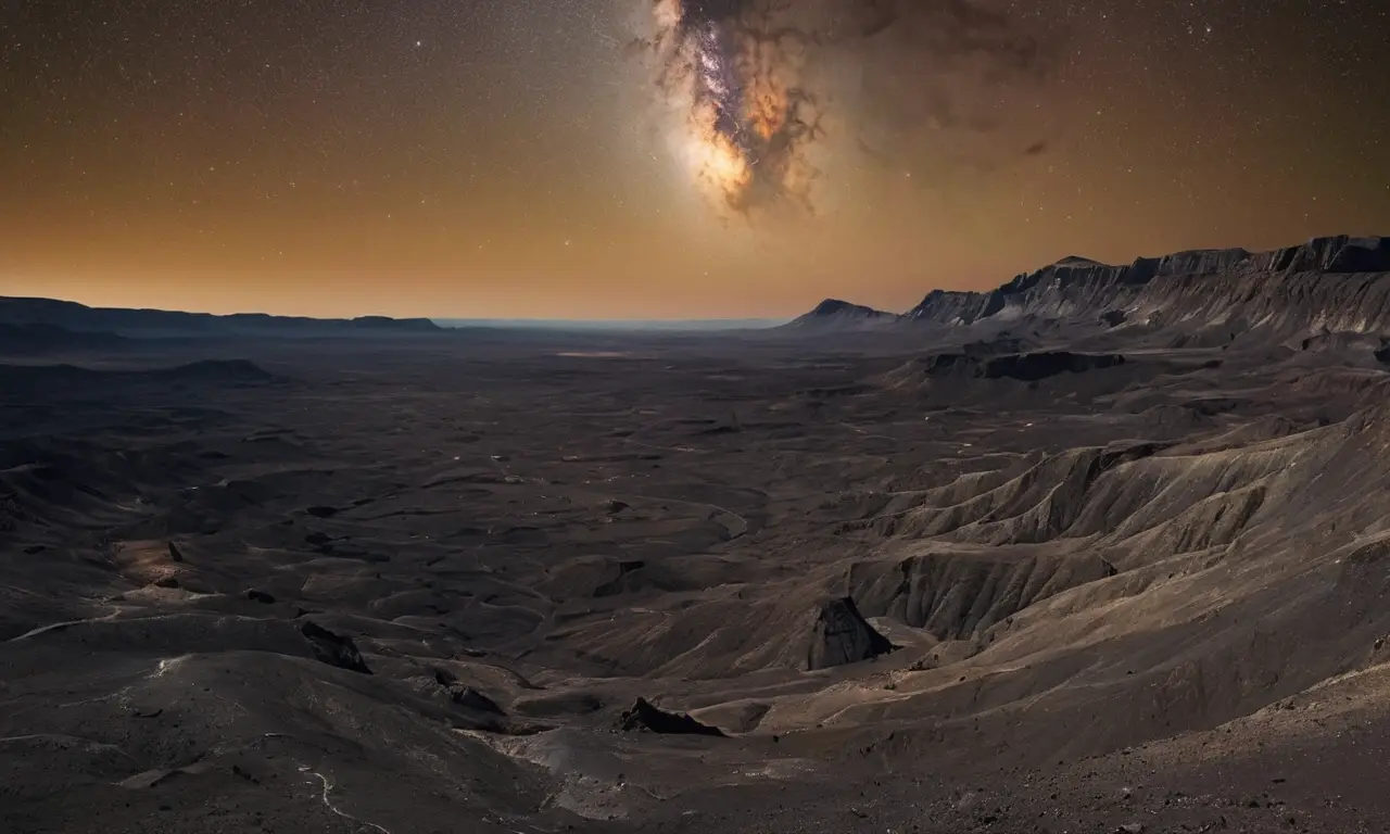 Mercurio resalta en un vasto espacio vacío